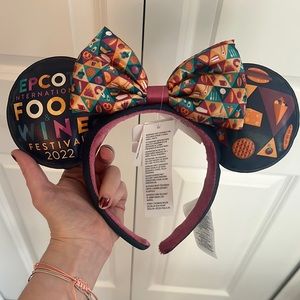 Epcot Food & Wine Festival Minnie Ears 2022 NWT